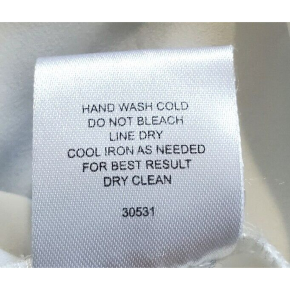 ROMEO & JULIET COUTURE SZ M White Sheer Blouse Zip pocket Shirt Full Zip Top EUC - Picture 7 of 8